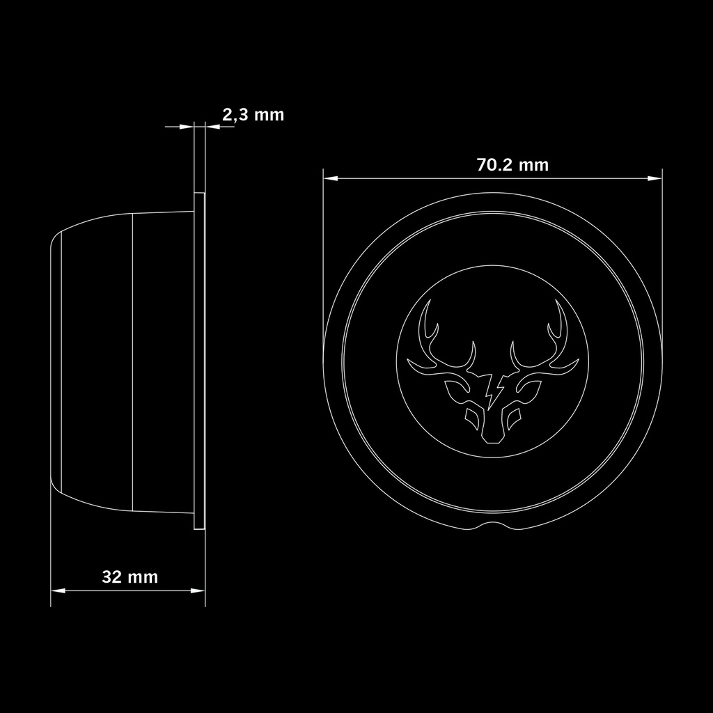 Freedom Viking LED Unit - Dark Amber