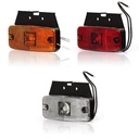 LED Side Marker Light 12-24V with Mounting Base - Red
