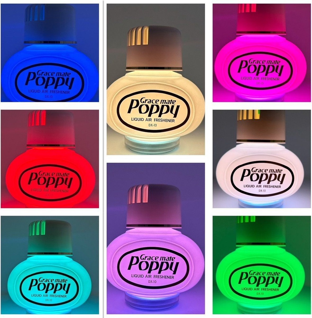 Poppy LED RGB with Cigarette Lighter Connection