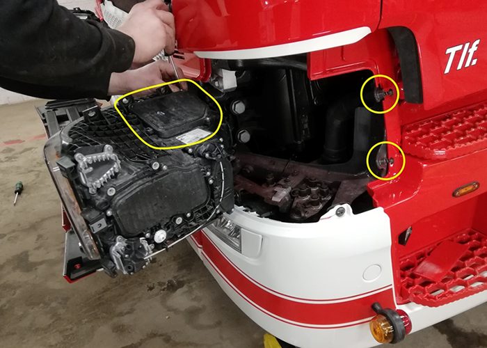 DUO LED position light for head lamp Scania R/S NextGen