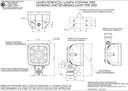 WAS work light 12-24V LED - 2400 Lumen