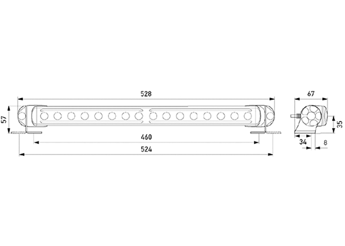 Hella LED LIGHT BAR 470 PO