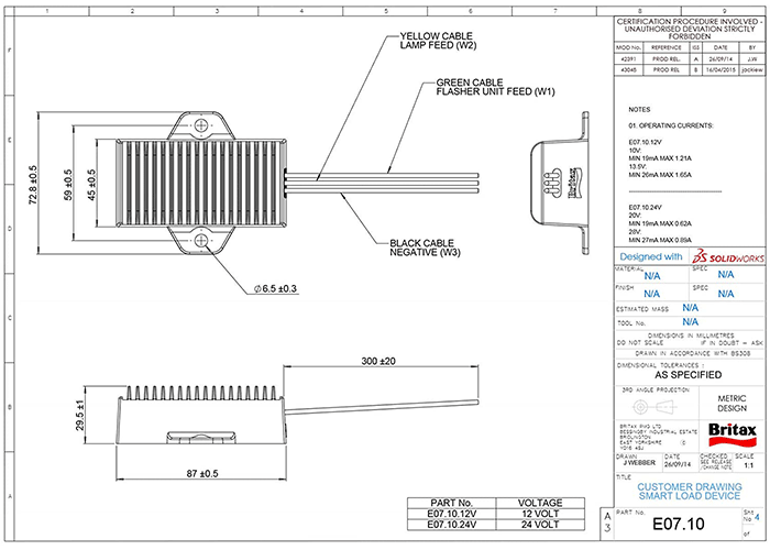 LED LIGHT SMART LOAD RESISTOR 24V