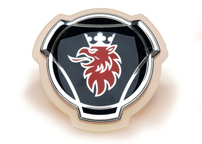 Illuminated Scania LED Emblem - Warm White