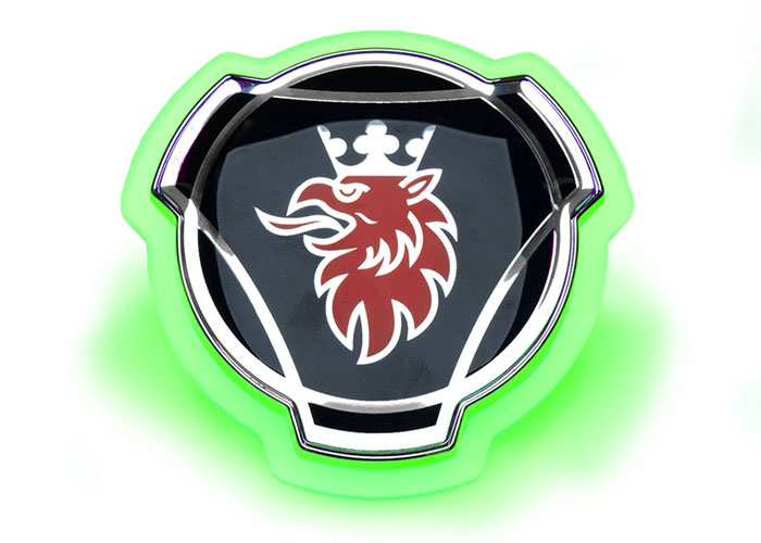Illuminated Scania LED Emblem - Green