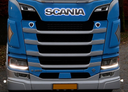 Illuminated Scania LED Emblem - Blue