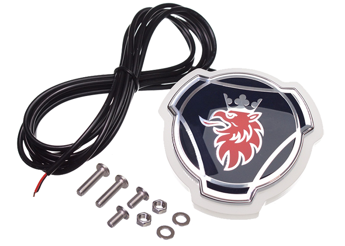 Illuminated Scania LED Emblem - Blue