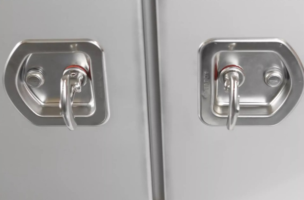 Toolbox Stainless Steel with Double Doors - 1000x500x500mm