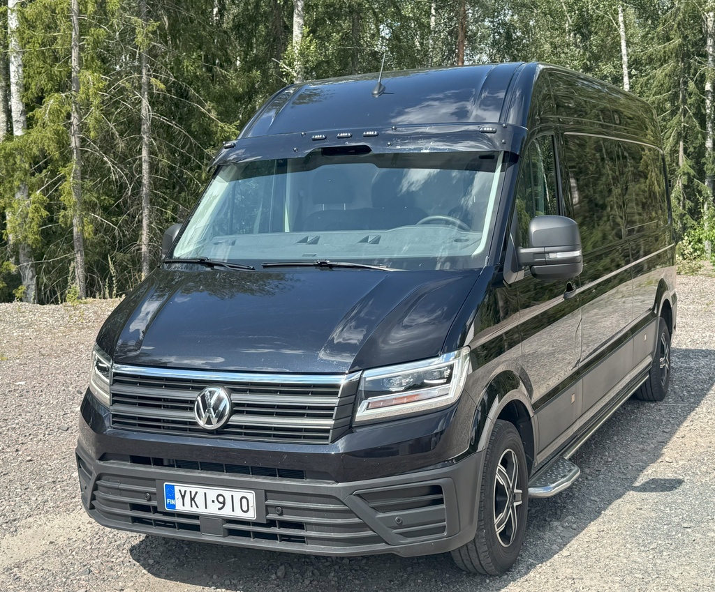 Sunvisor for Volkswagen Crafter & MAN TGE 2025+ | SENSOR CUTOUT | 5 Position Lights