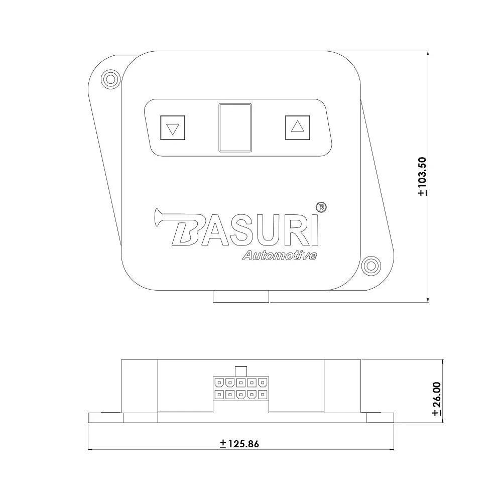 Controller Box 12/24V for Basuri Baby Shark Air Horn 5.0