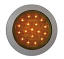 LED Interior Lamp 24V Ø55mm | Amber