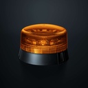 Amber Lens for Black Raven Pharos LED Beacon