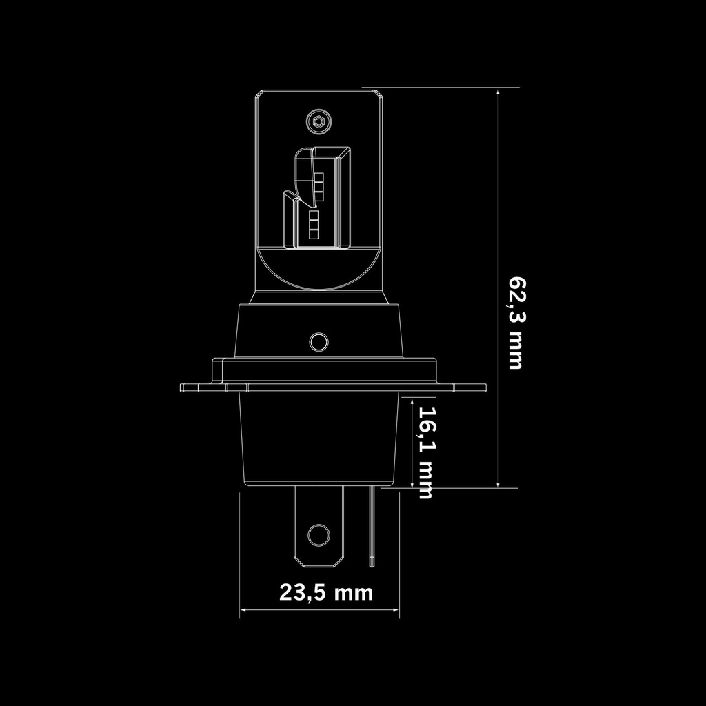Big Energy LED Conversion Kit H4 12-24V Low/High Beam