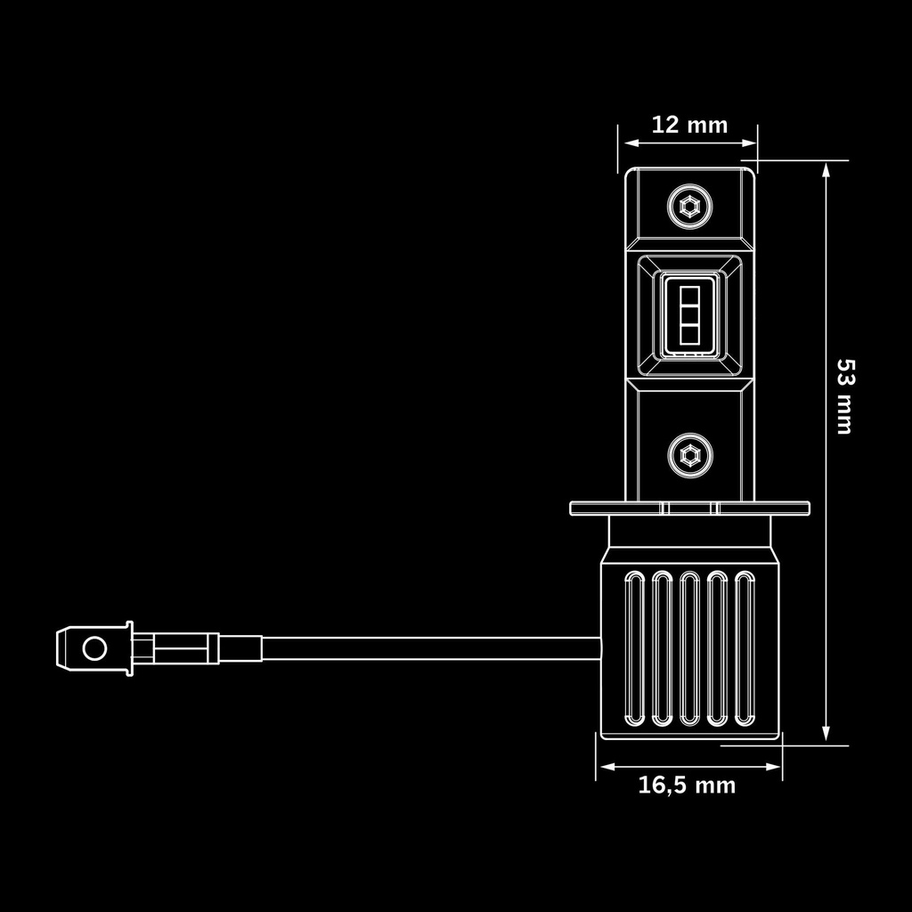 Big Energy LED Conversion Kit H3 12-24V High Beam