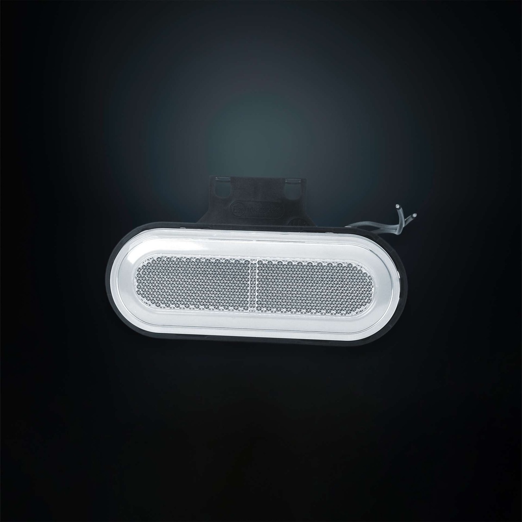Slim LED Front Position Light | White
