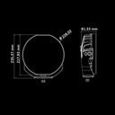 Skylord EXP 9" Full LED Driving Light - Black