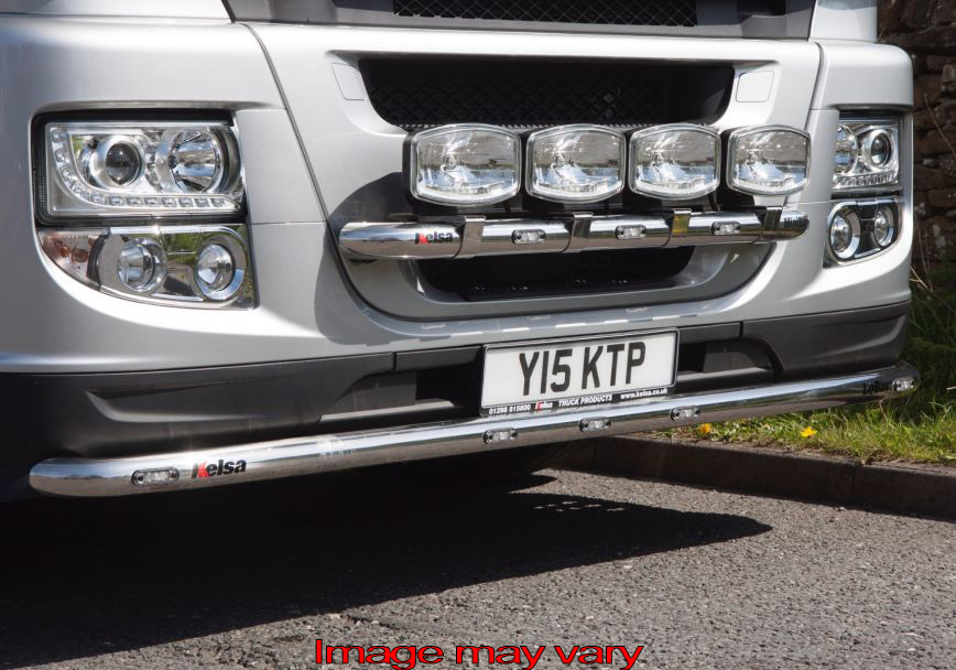 LoBar St. Steel - Iveco Stralis HI-WAY Low Mounting - 5 White LED
