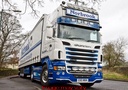 LoBar St. Steel - Scania R2 Serie Low Bumper (Front) - 5 White LED