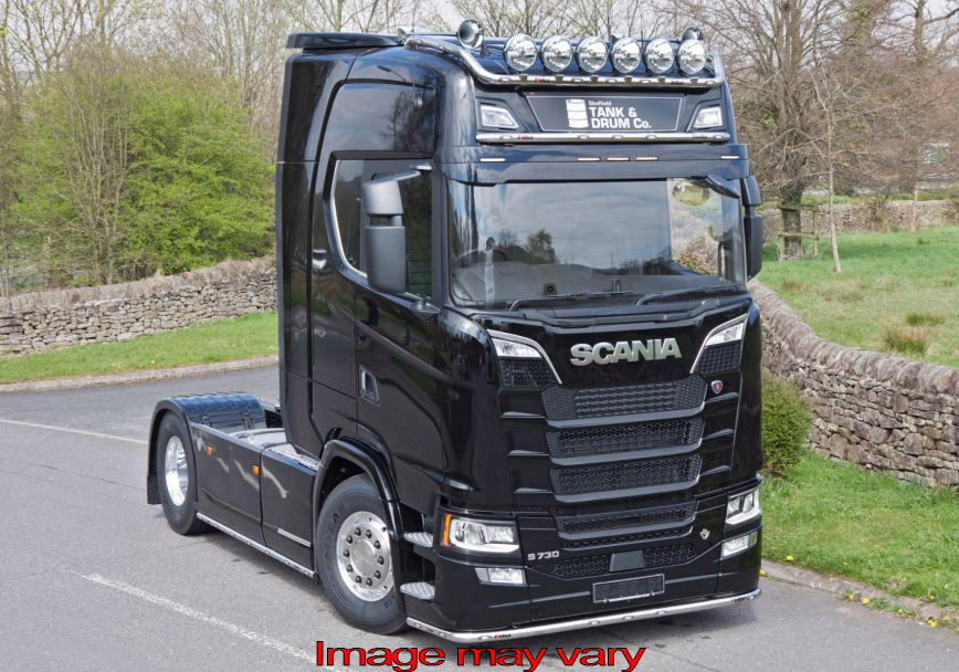 (ALU) (SSA25) SideBars Scania Next Gen. tag axle 6x2 3550mm wb END 2018
