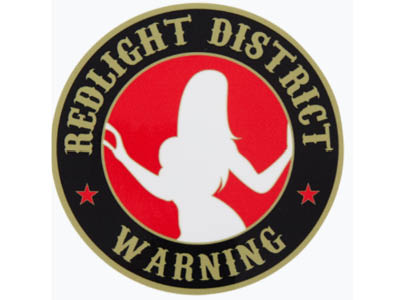Redlight District Sticker