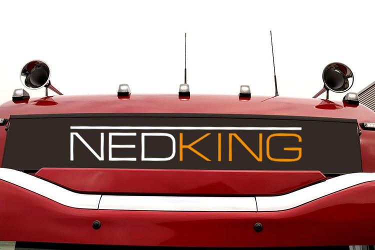 Nedking Ultra Thin LED Truck Sign - MAN TGX GX 2020 (173) - White