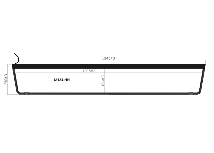 Nedking Ultra Thin LED Truck Sign - New MAN TG 2020 (134cm) - White