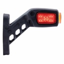 Sidemarker Rubber Arm Short Freedom LED 3 Colors - Right