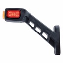 Sidemarker Rubber Arm Long Freedom LED 3 Colors - Left