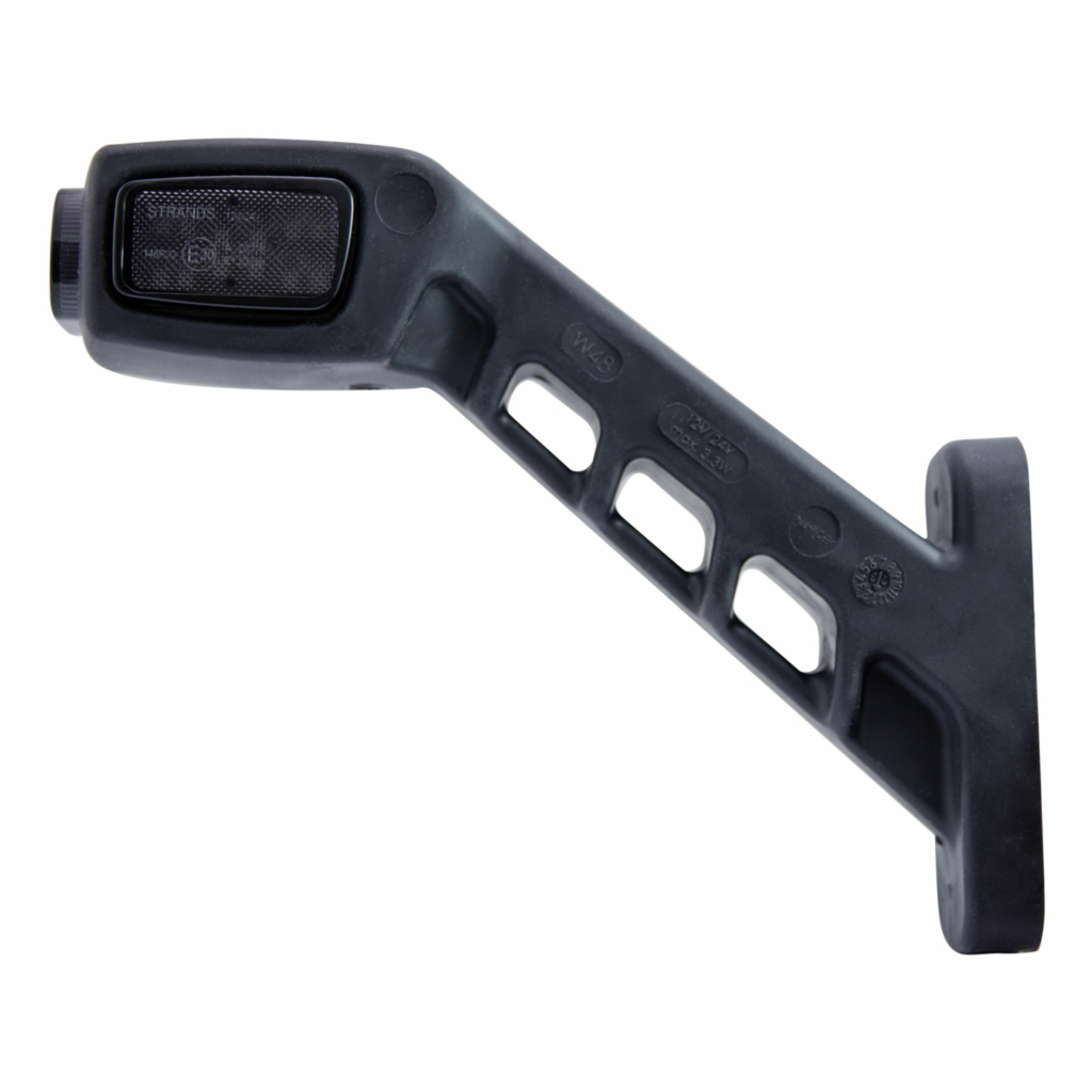 Sidemarker Rubber Arm Long Freedom LED 3 Colors - Left
