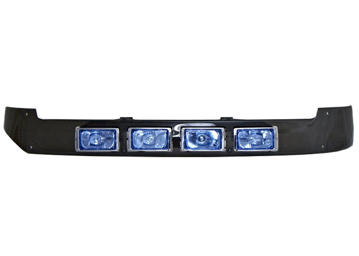 Acrylic Screen for Sunvisor Mercedes Actros Big/Giga Space | 4 Lightholes for Hella 220FF