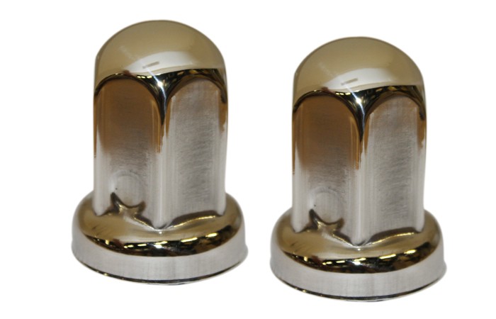 20-Pack Stainless Steel Wheel Nut Covers | Ø33mm - 65mm High