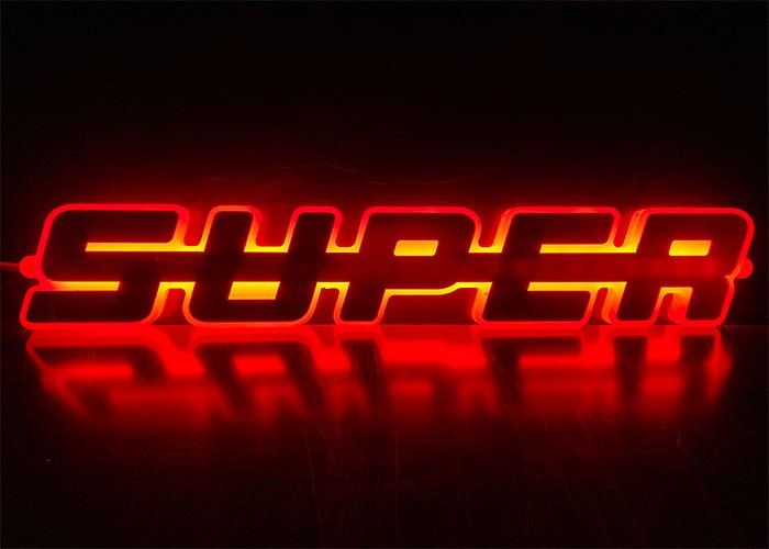 SUPER Logo LED 24V "Red"