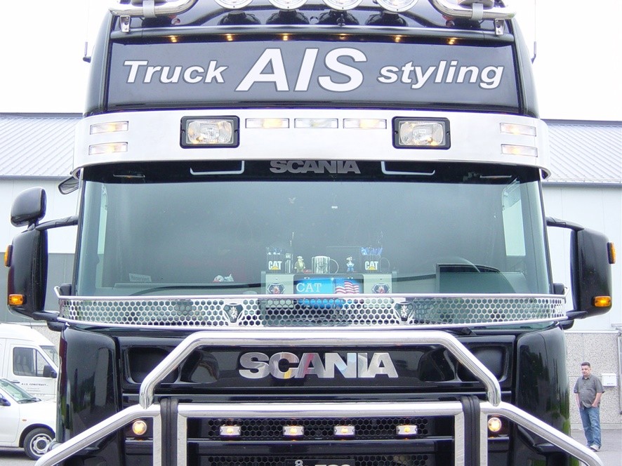 Stainless Steel Stoneguard for Scania