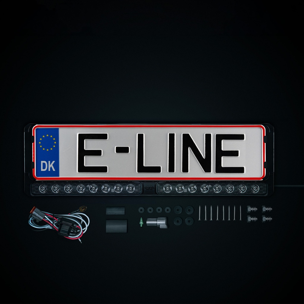 Nuuk E-Line Duo DK LED Licence Plate Bar