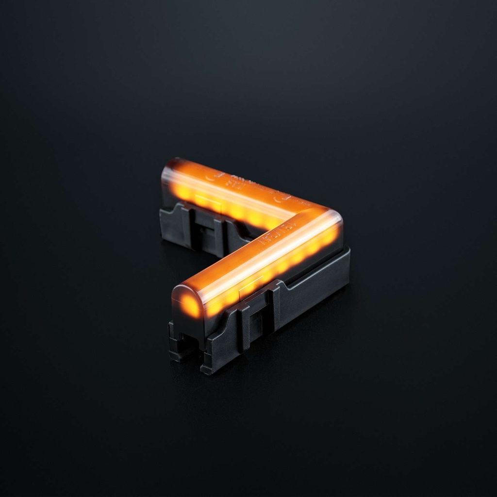 Freedom Dark Line Position Light Amber | Corner