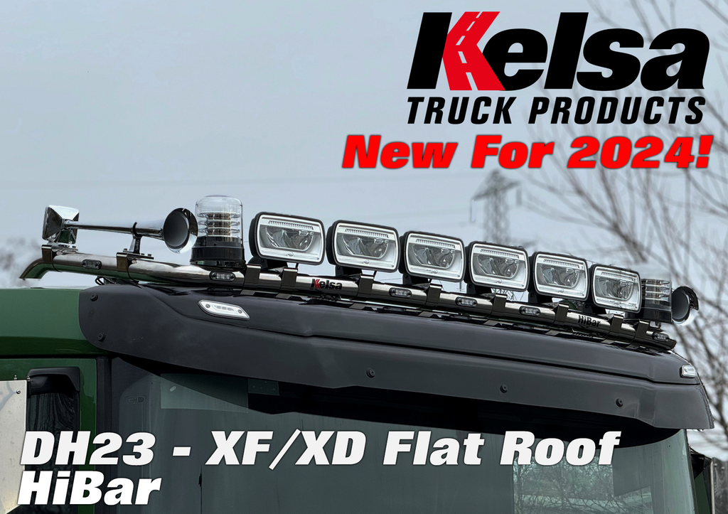 Stainless Steel HiBar for DAF NGD XF/XG Low Roof Day / Sleeper Cabs