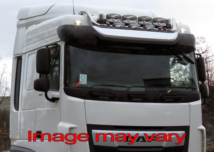 Stainless Steel HiBar for DAF XF106 Facelift Space Cab | Drop-Down