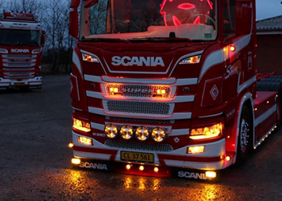 DUO LED Position Light + Strobe for Headlights Scania R/S NextGen