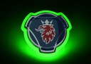 Illuminated Scania LED Emblem - Green