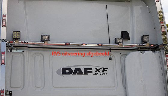 Aluminum BakBar for DAF XF106 (Super) Space Cab | Low Mounting