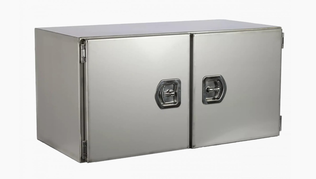 Toolbox Stainless Steel with Double Doors - 1000x600x600mm