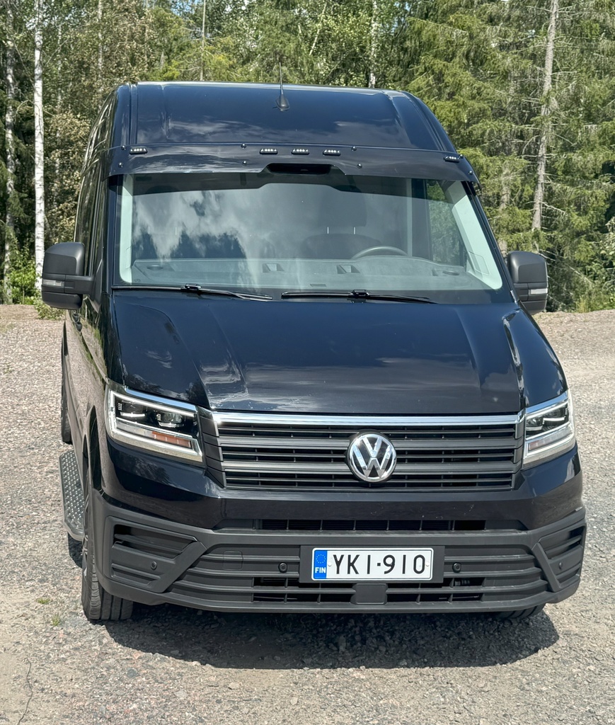 Sunvisor for Volkswagen Crafter & MAN TGE 2025+ | SENSOR CUTOUT | 5 Position Lights