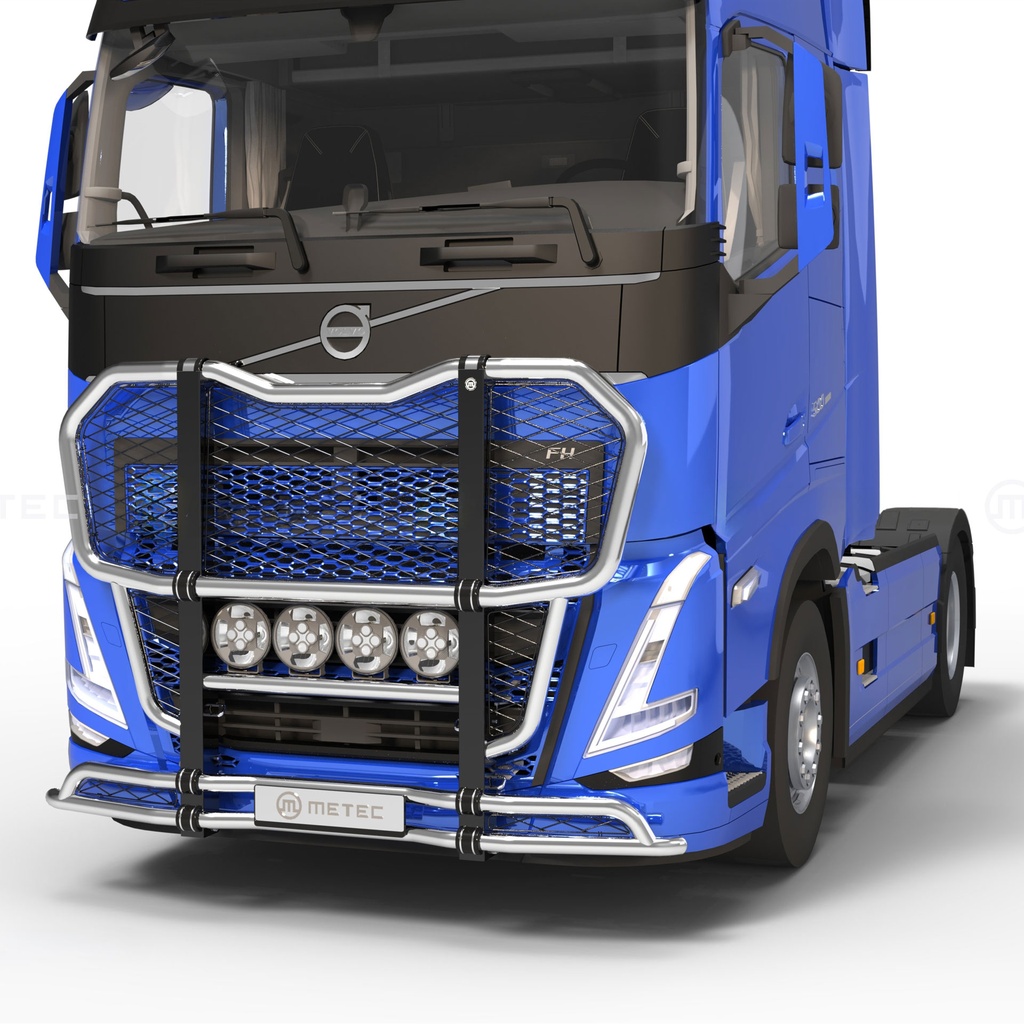 Metec RVS Bullbar "Cattleguard" for Volvo FH4/FH4B