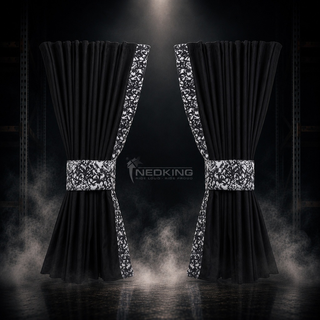 Nedking Side Curtains | Danish Grey | 95cm
