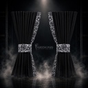 Nedking Side Curtains | Danish Grey | 95cm