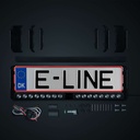 Nuuk E-Line Duo DK LED Licence Plate Bar