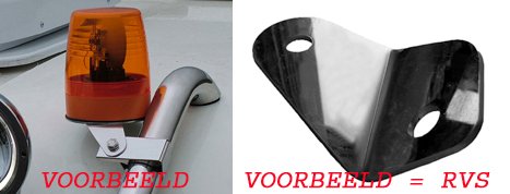 Aluminum Angle Mounting Plate for Beacon