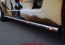 Aluminum SideBars for DAF XF95 | Wheelbase 3800mm | 5 Amber LEDs
