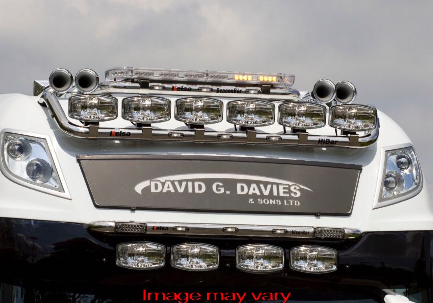 Stainless Steel BeaconBar for DAF XF105 & 106 Super Space Cab