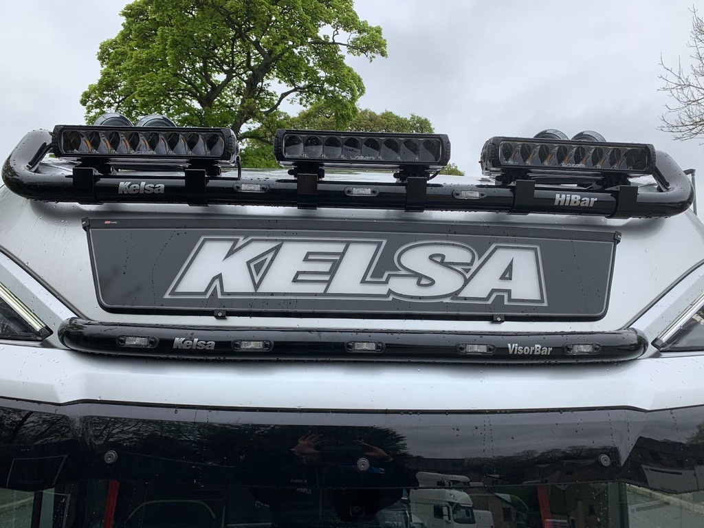 Aluminum VisorBar for NGD DAF XG+ | 5 White LEDs